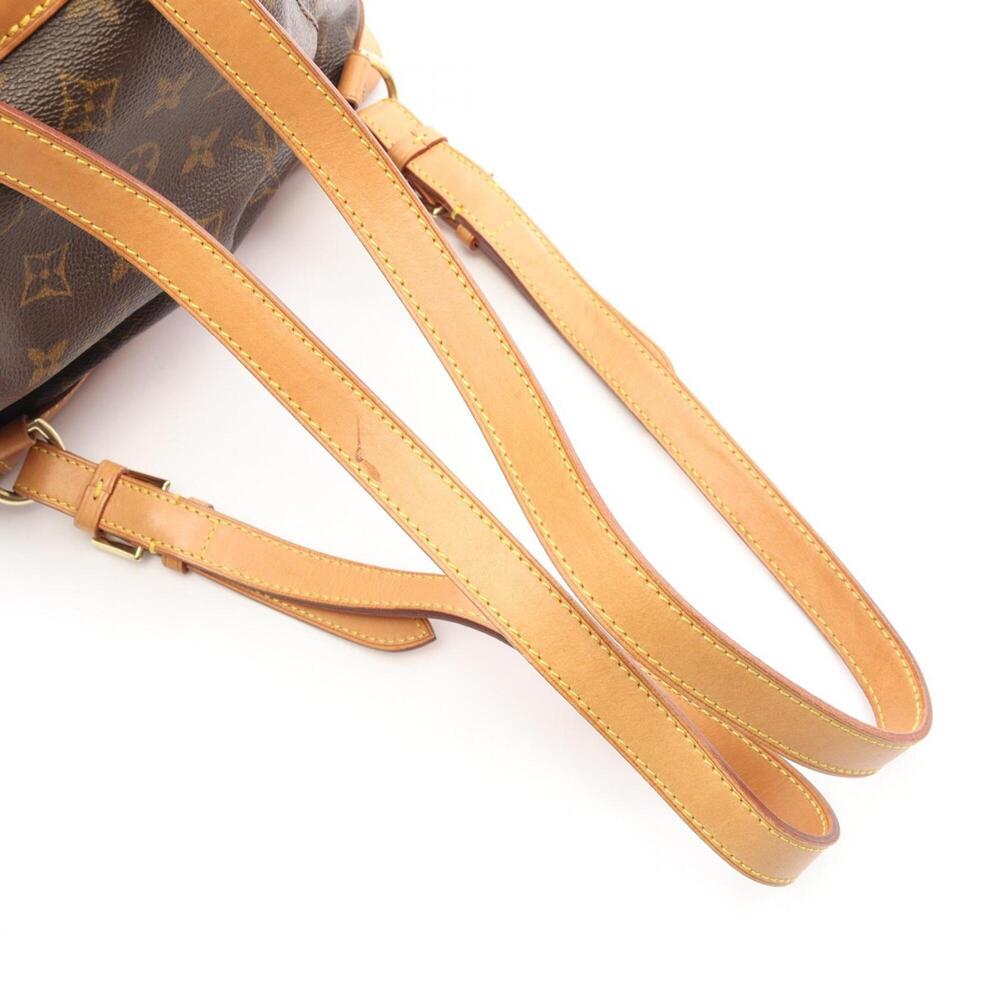 LOUIS VUITTON Brown Monogram Leather Backpack - Picture 12 of 12